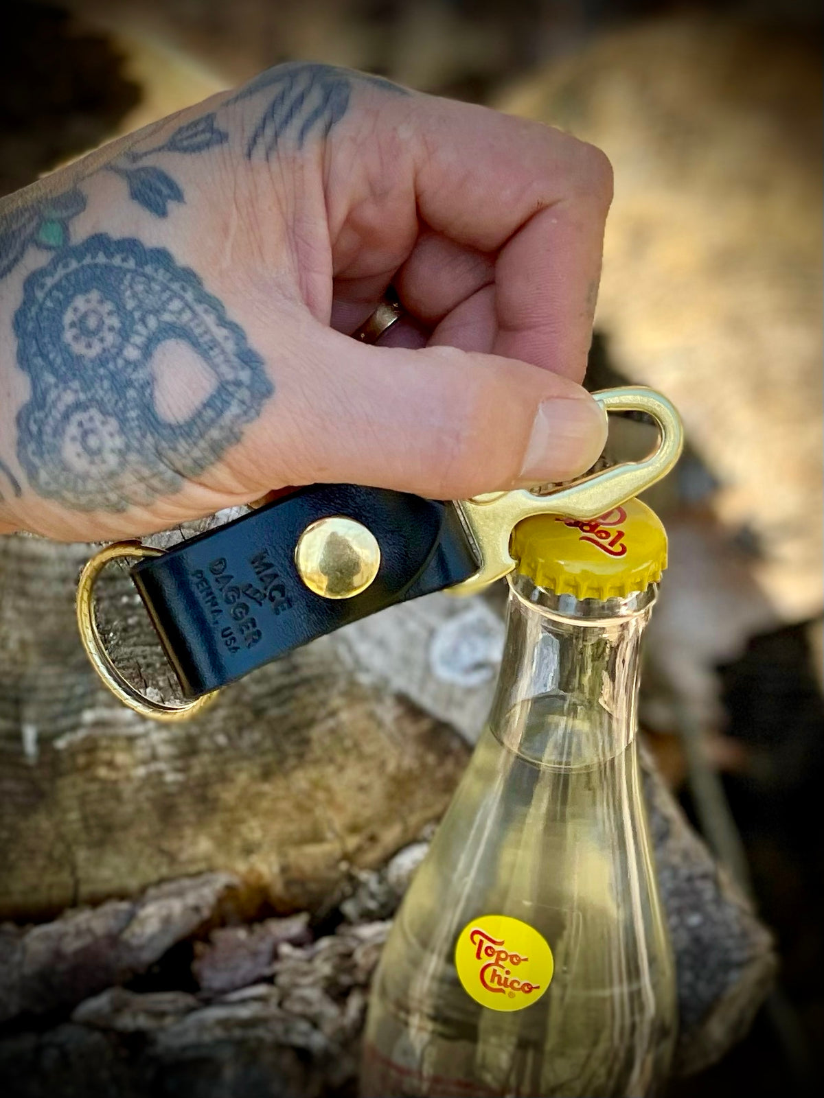Bottle Opener Keychain – Mace & Dagger Tattoo Parlor