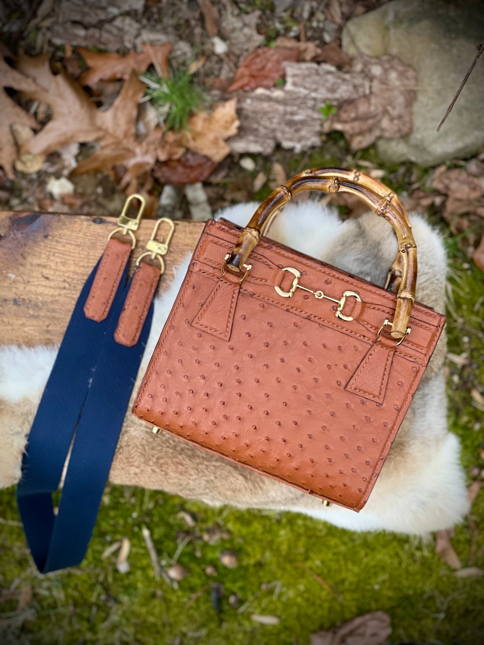 Ostrich Mini Luxury Tote – Mace & Dagger Tattoo Parlor