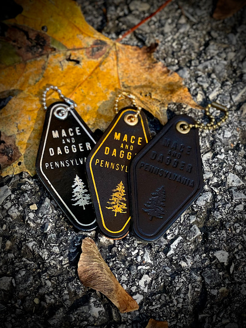 Key Chain Mace Hotel Key-fob Keychain – Mace & Dagger Tattoo Parlor