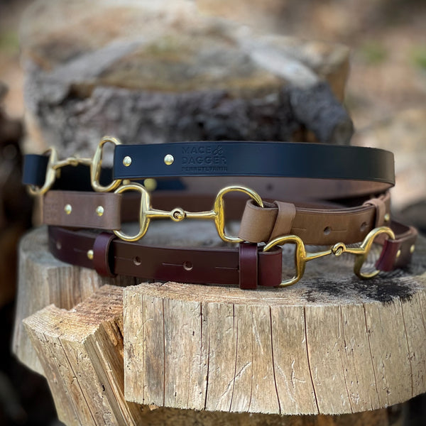 Womens Brown Leather Brass Buckle Minimalist Hippie Modern Equestrian Belt Sz L Womens Brown Leather Brass Buckle Minimalist Hippie Modern  main image 4