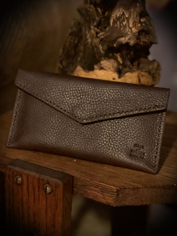 Pebbled Leather Cash Wallet